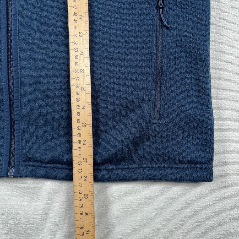 Marmot Drop Line Sweater Fleece Full-Zip Jacket Mens L Blue Polyester - Picture 11 of 12
